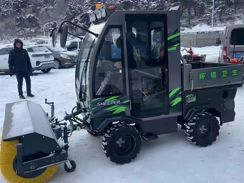 電動掃雪車